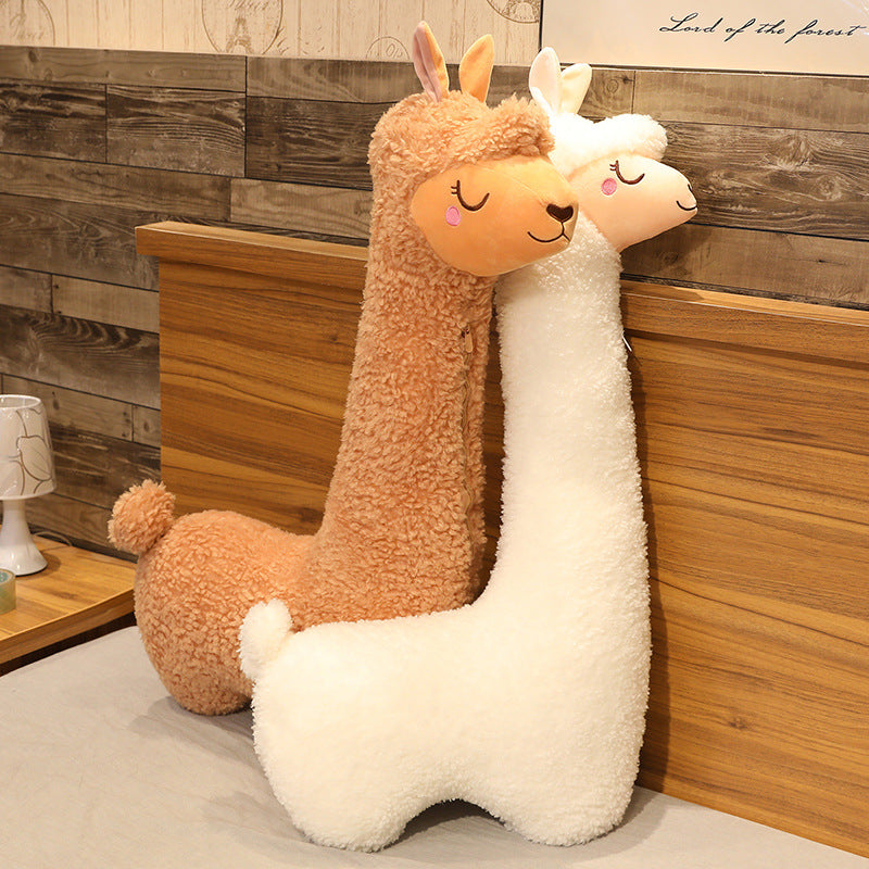 Llama Plush Toy Sleeping Pillow Large