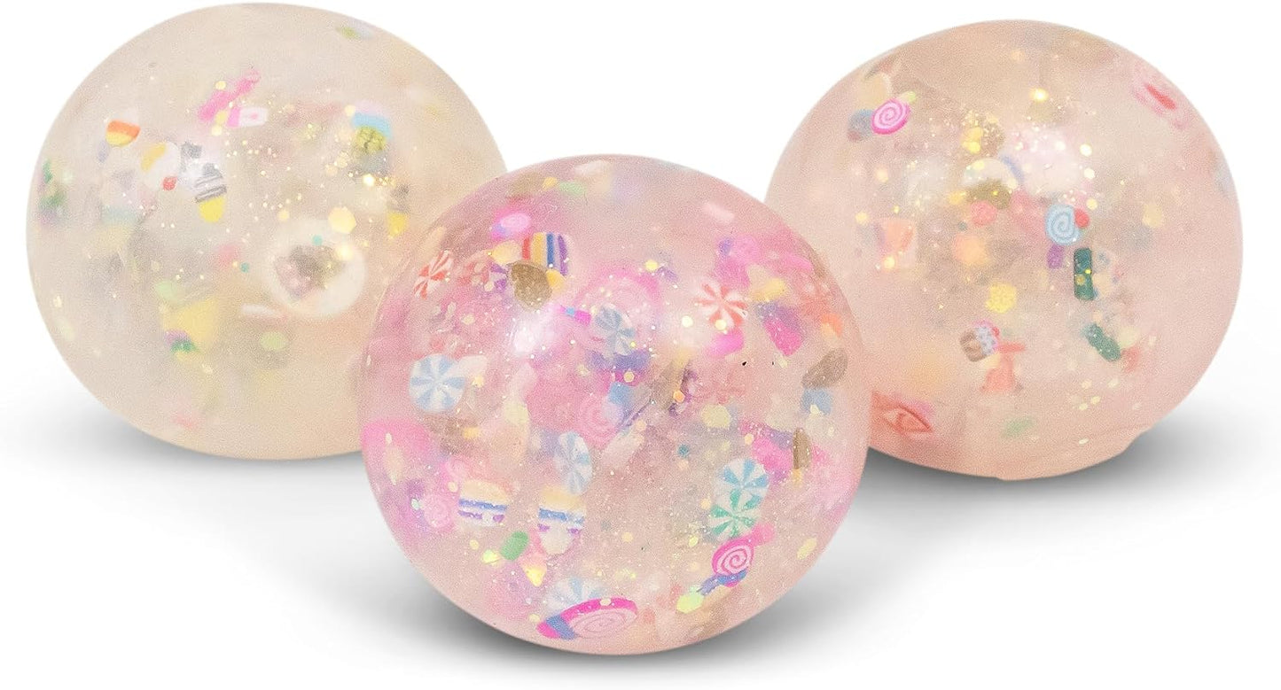 SCRUNCHEMS PARTY DIDDY STRESS SQUISH BALLS - 3 Pack