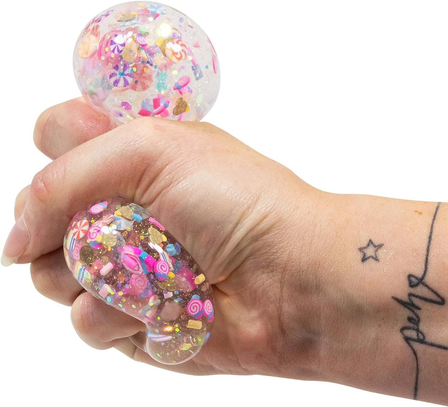 SCRUNCHEMS PARTY DIDDY STRESS SQUISH BALLS - 3 Pack