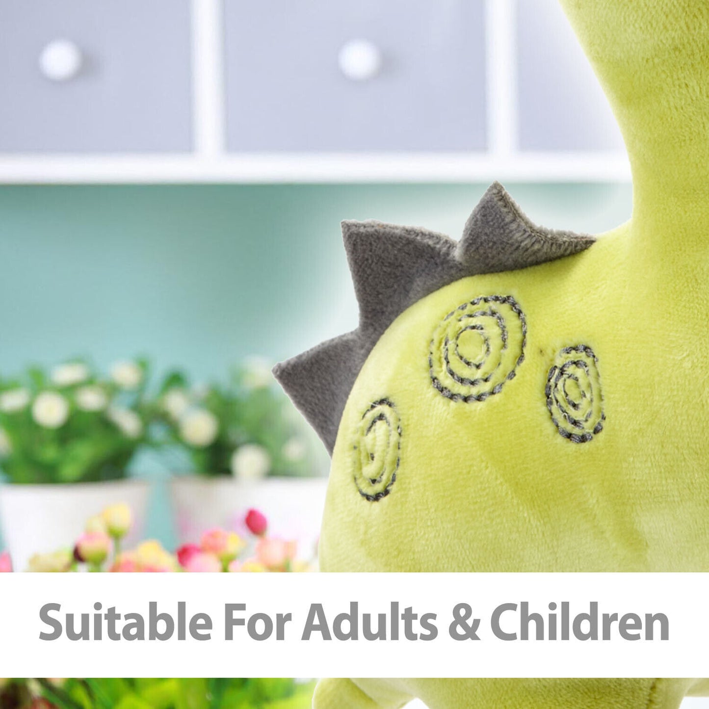 Green Diplodocus 16cm Plush - Oh So Soft Cute Fabric Dinosaur Toy