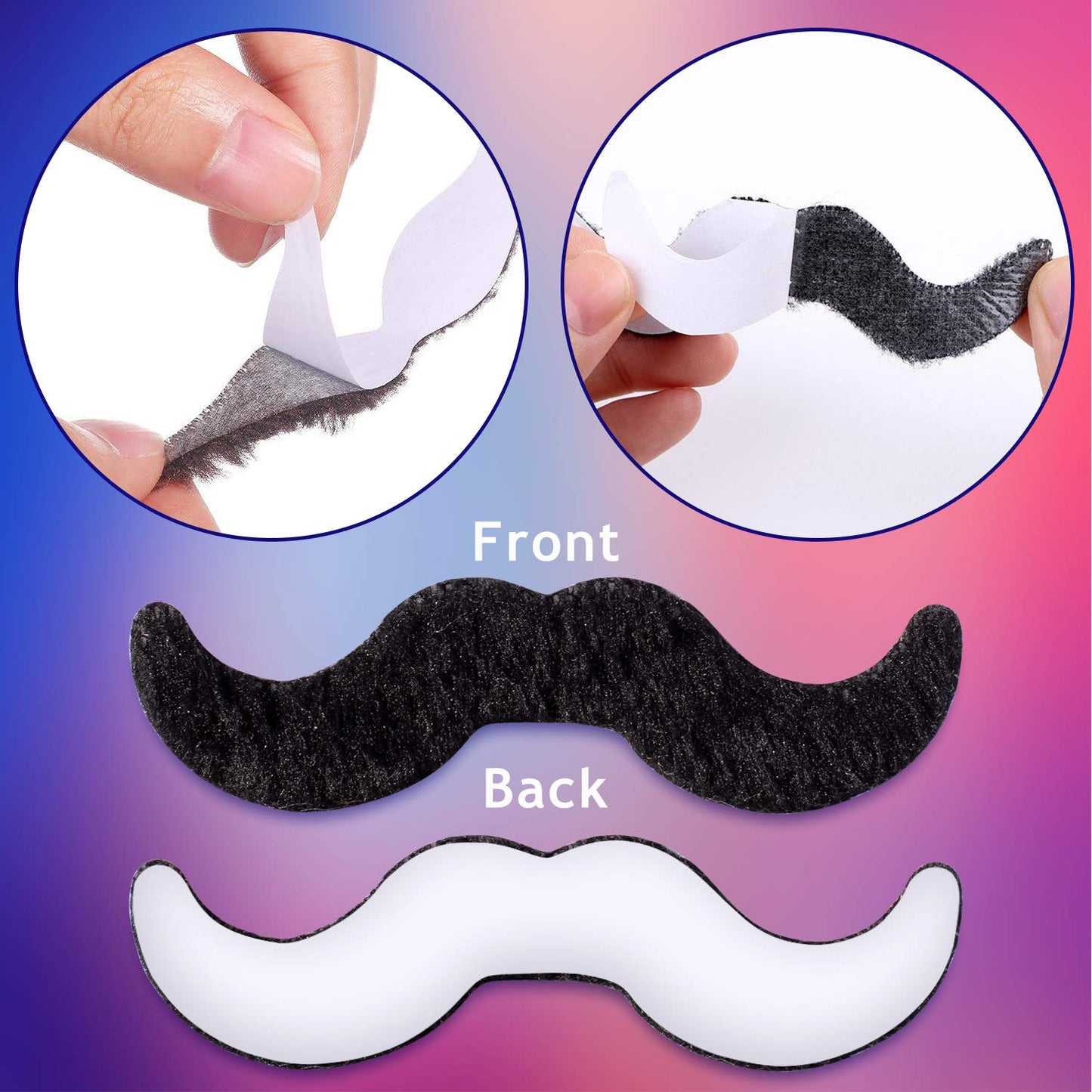 Stick on Moustache Fancy Dress