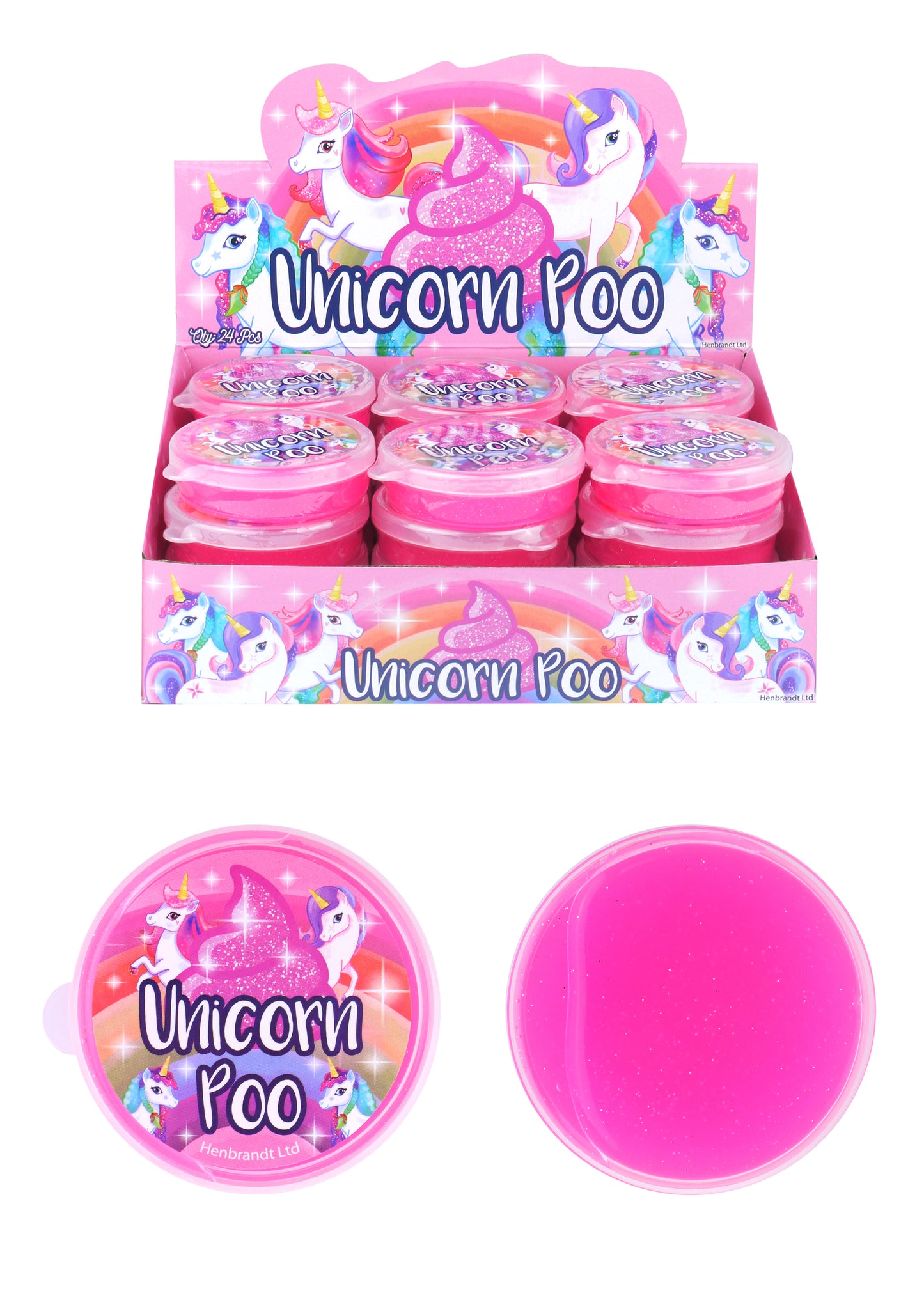 Glitter Unicorn Poo Magic Slime