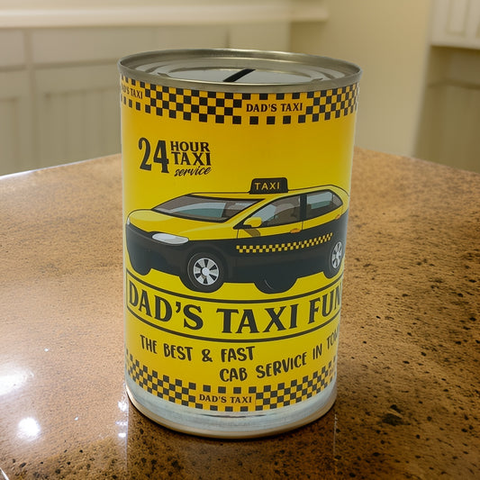 Dads Taxi Fund Savings Tin Standard