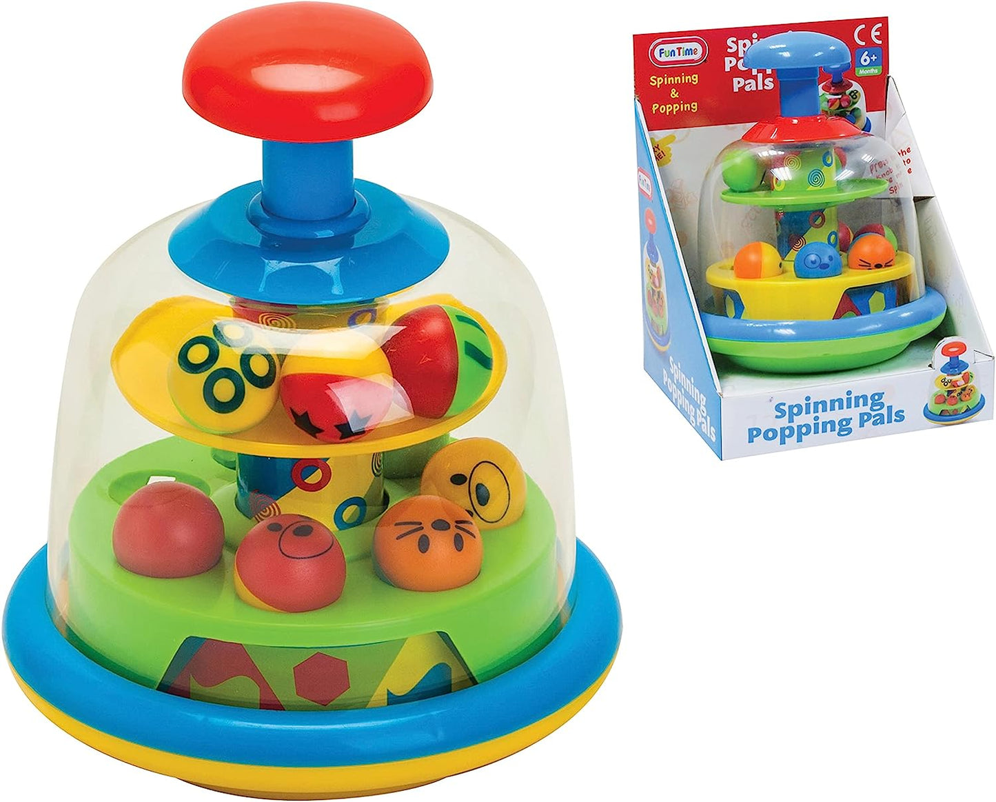 Spinning Popping Pals Baby Toy