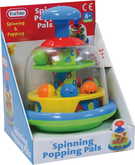 Spinning Popping Pals Baby Toy