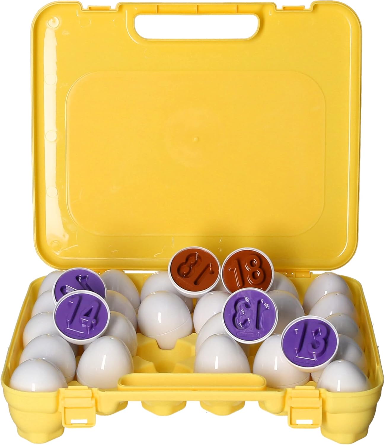 26 Hide and Squeak Eggs, Educational Shape Sorter Baby Toy Toddler 12m +