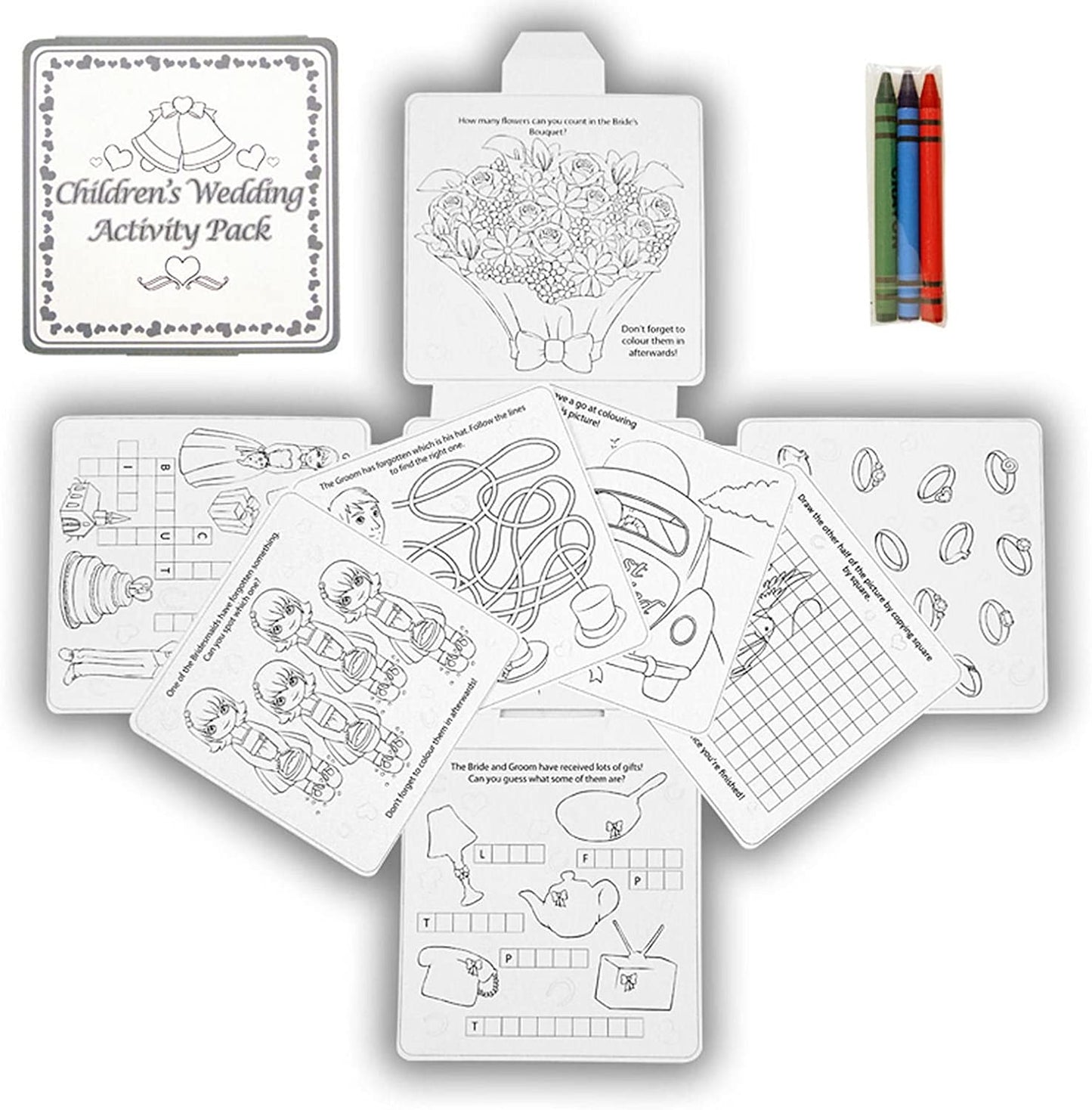36 Childrens Wedding Activity Pack