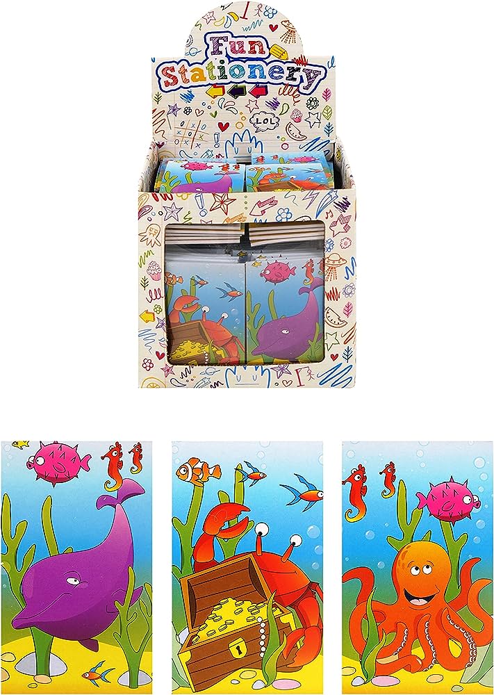 168 Mini Sealife Notepads