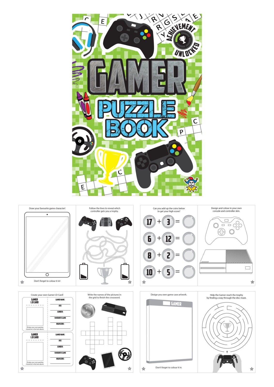Mini Gamer Puzzle Book