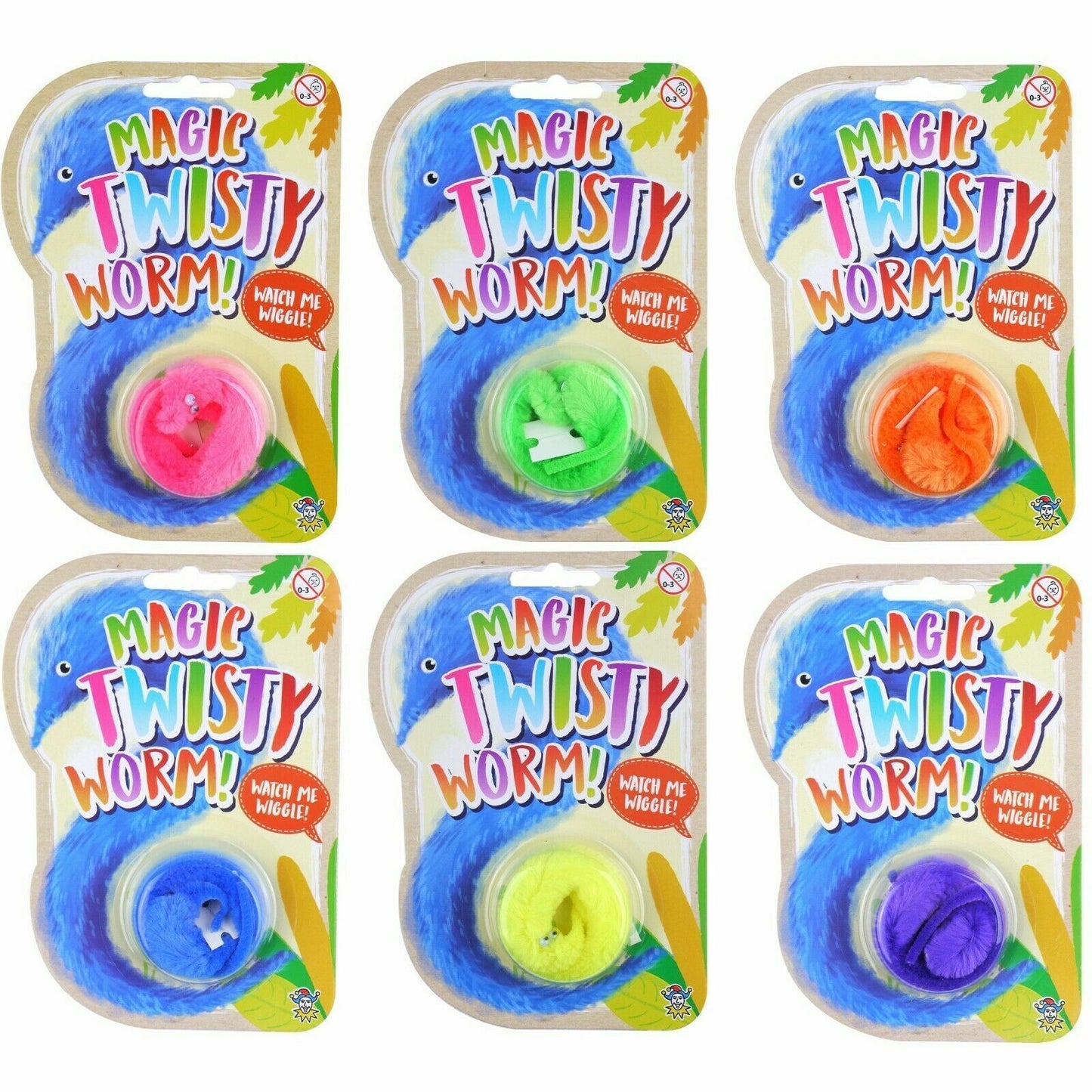 24 Magic Twisty Worms | Magic Wiggler Worms