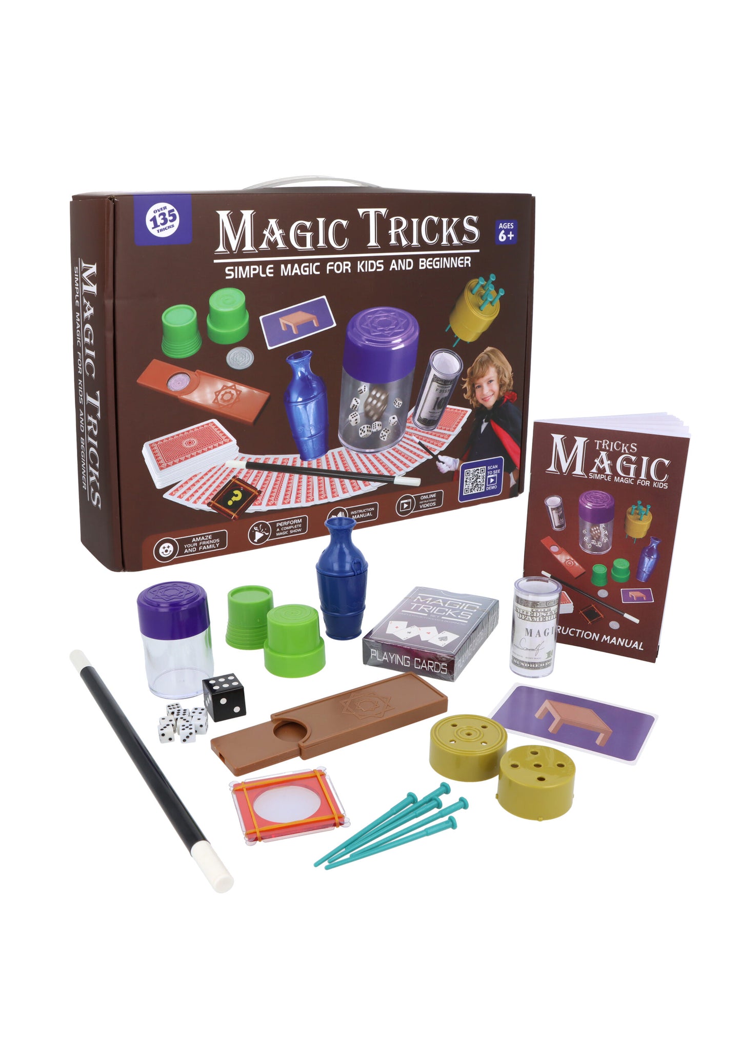 Magic Set with 135 Tricks Mega Box