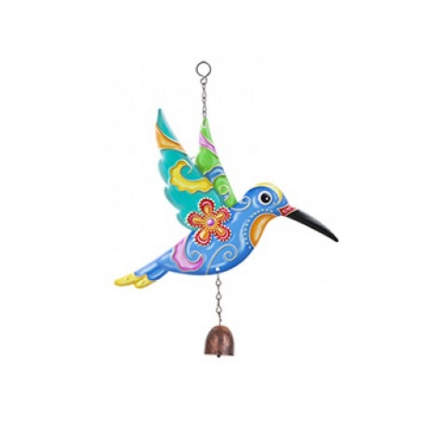 Metal Hummingbird Wind Chime