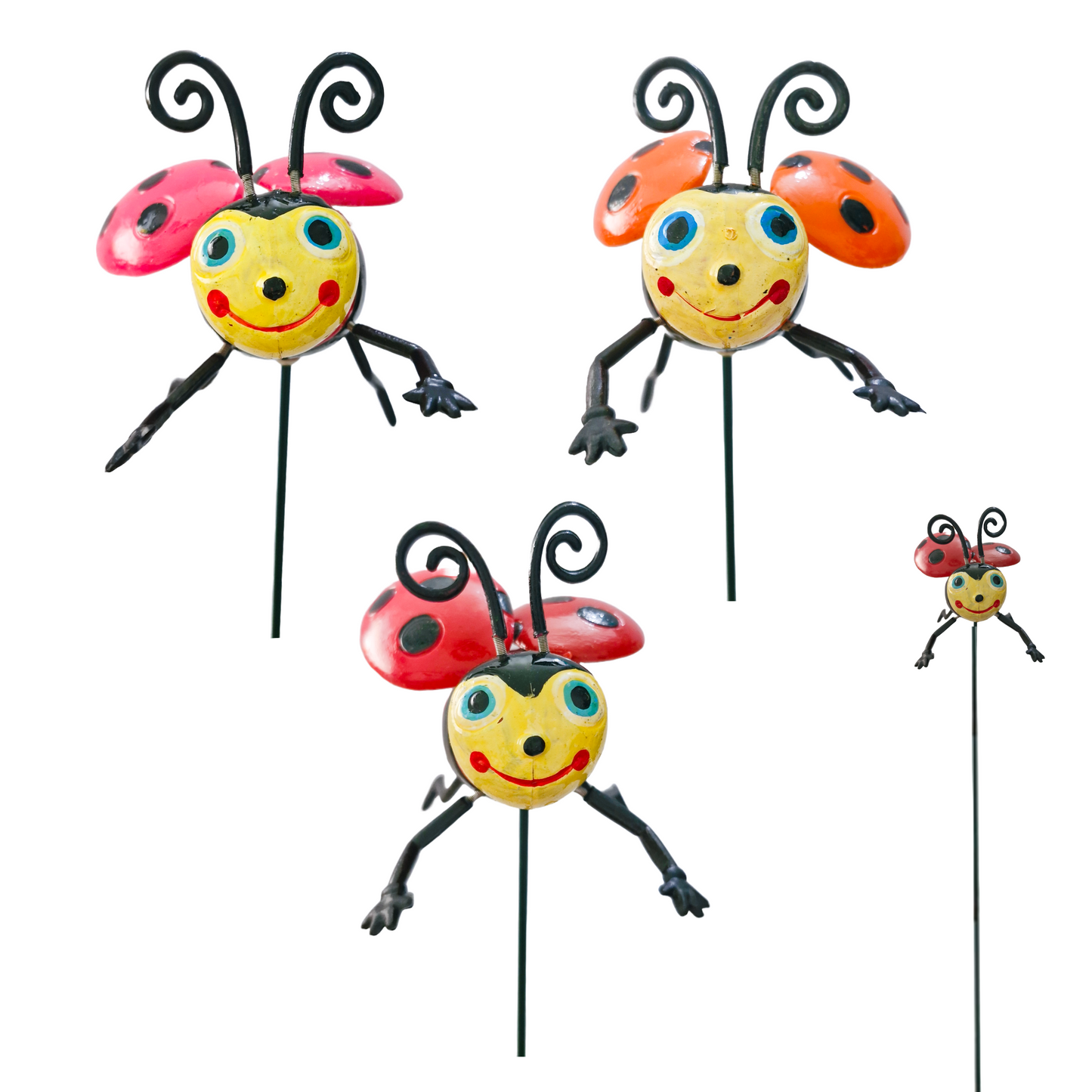 Ladybird Garden Stake
