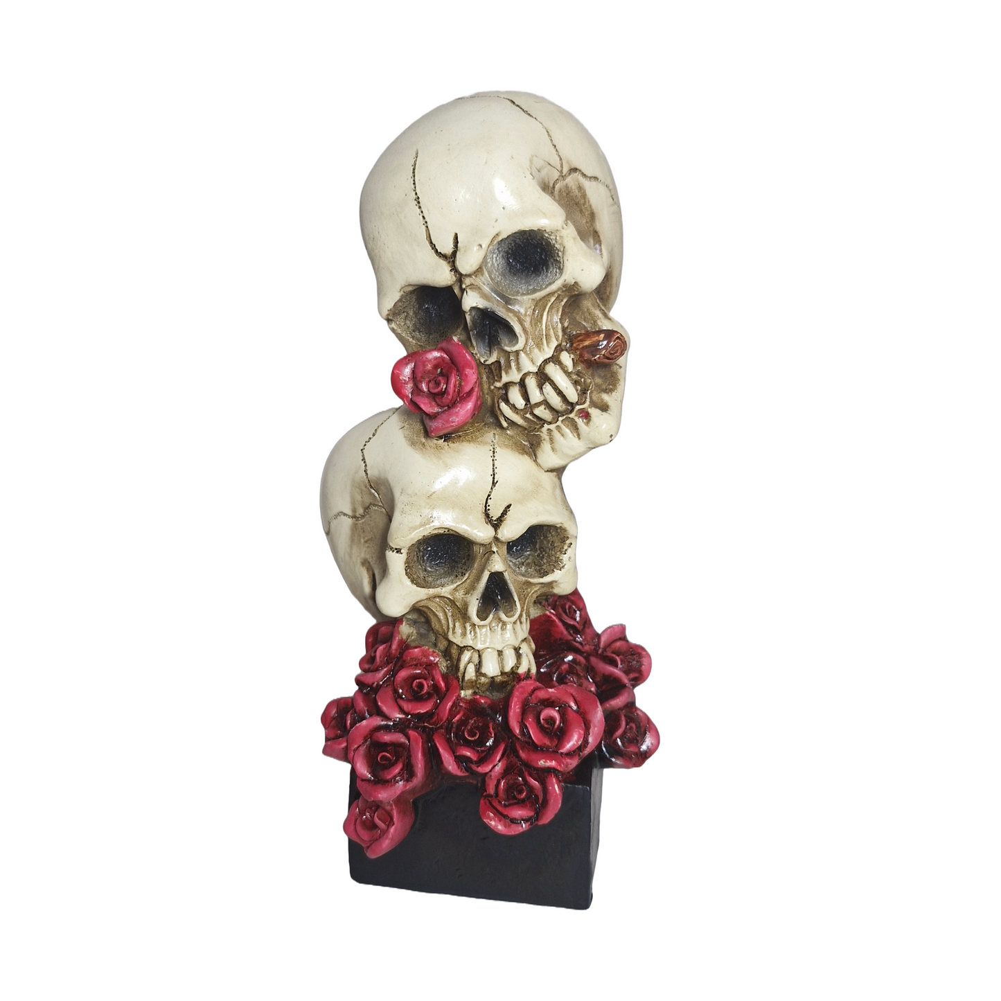 Double Skull Ornament 18cm