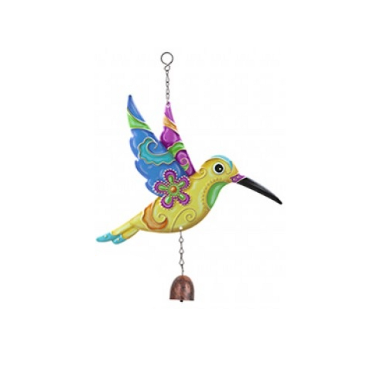 Metal Hummingbird Wind Chime