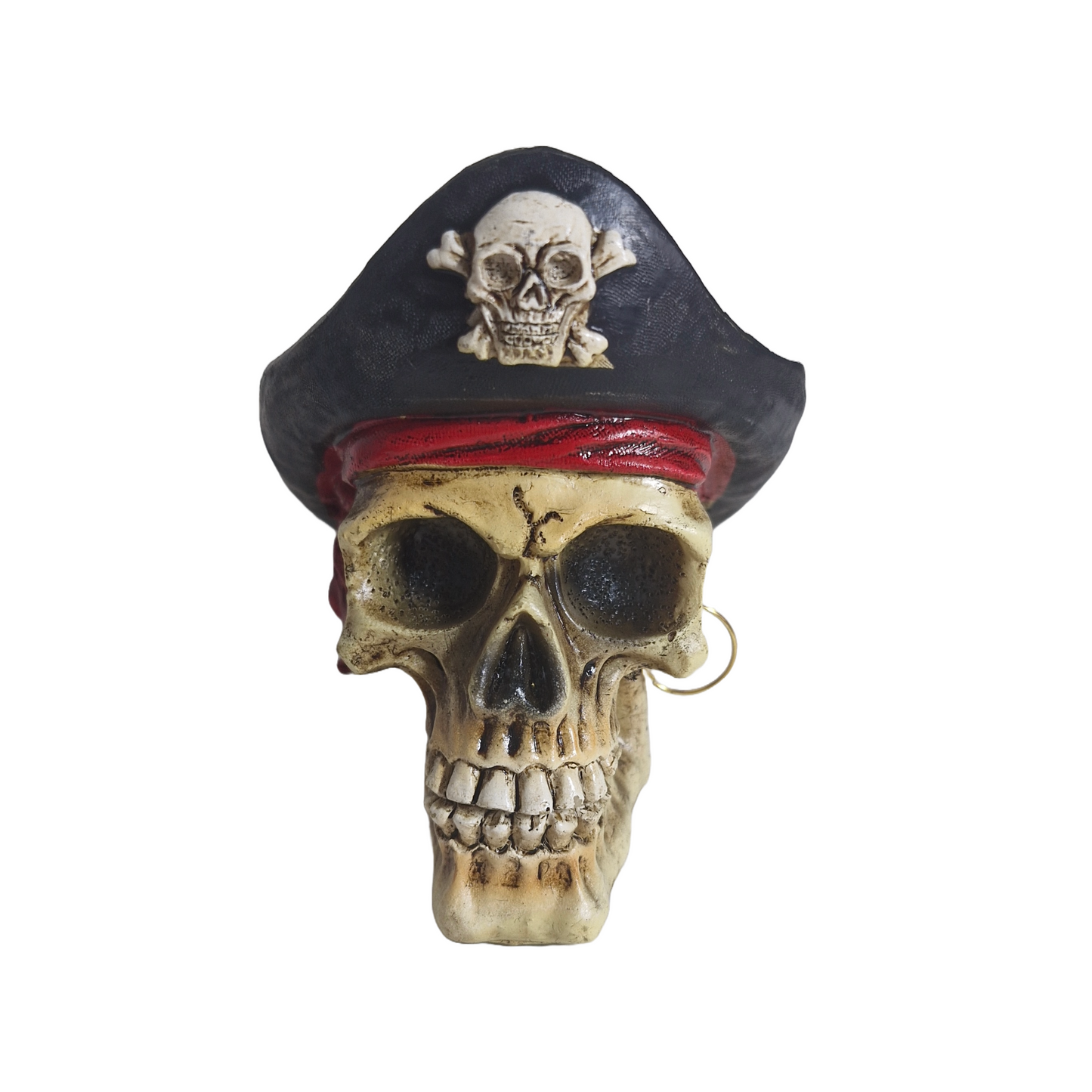 Skipper Skull Ornament Pirates 9cm