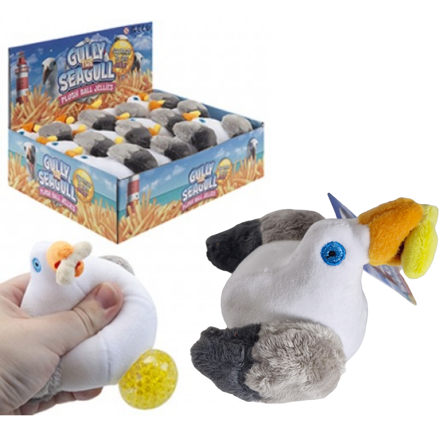 Gully The Seagull Plush Ball Jellies