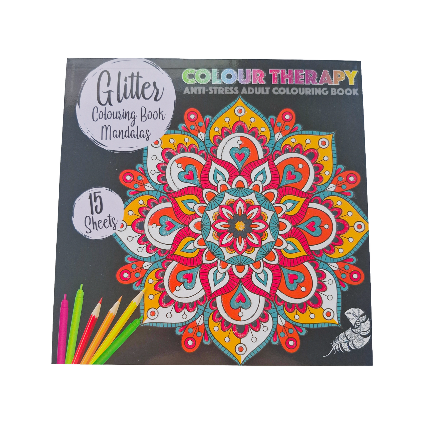 Adult Glitter Colour Therapy Book