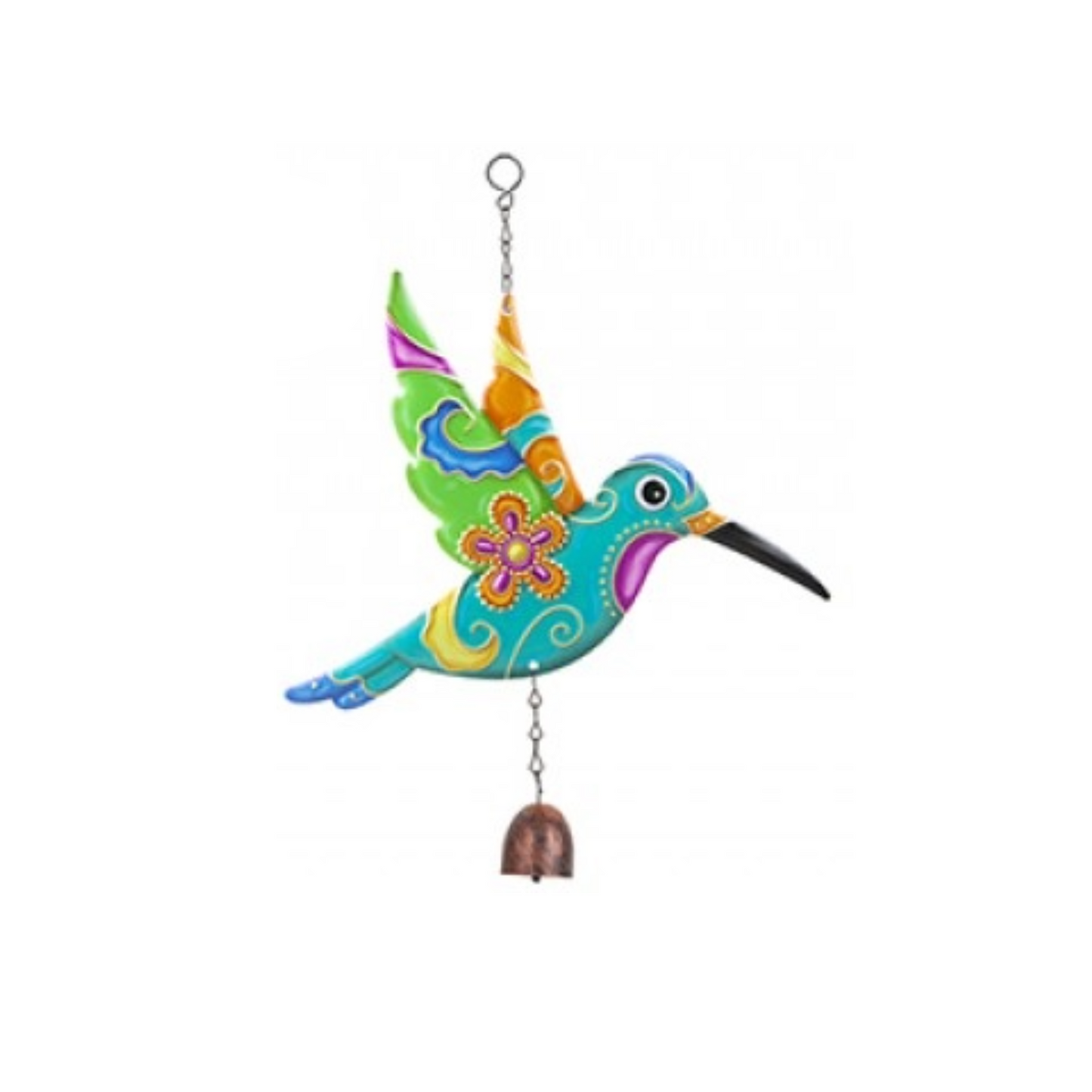Metal Hummingbird Wind Chime