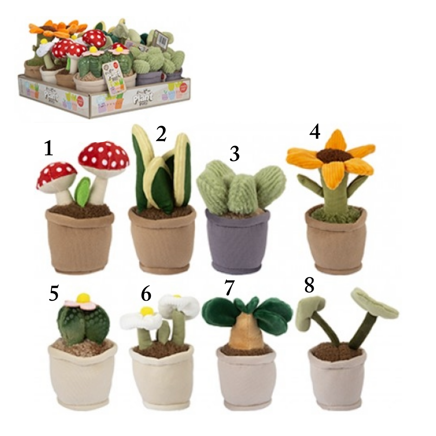 Plotted Plant Plush 15cm