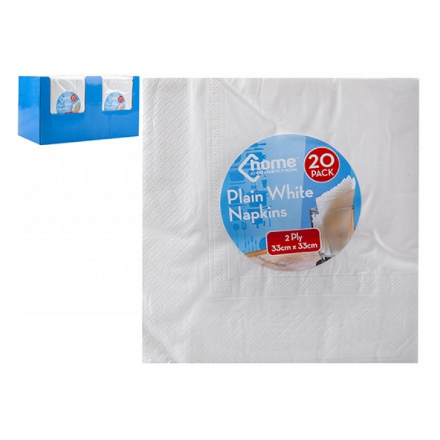 White Napkins 20pk