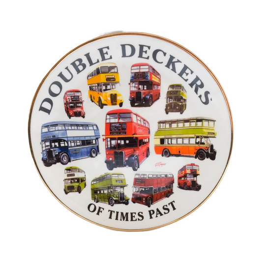 Double Deckers Of Times Past Plate