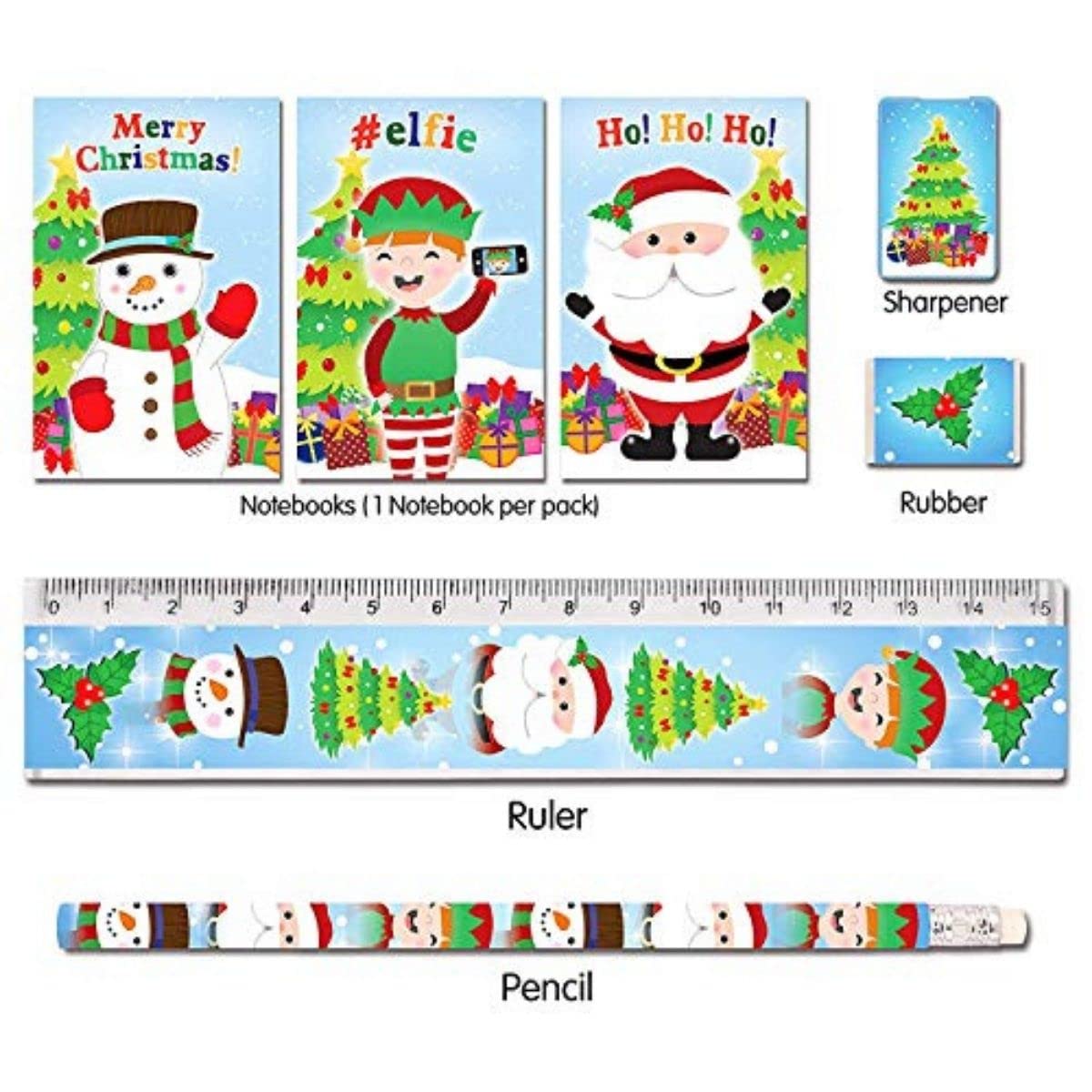 24 Christmas Stationery Set