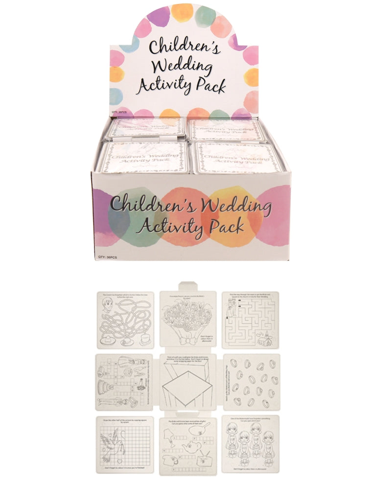 36 Childrens Wedding Activity Pack