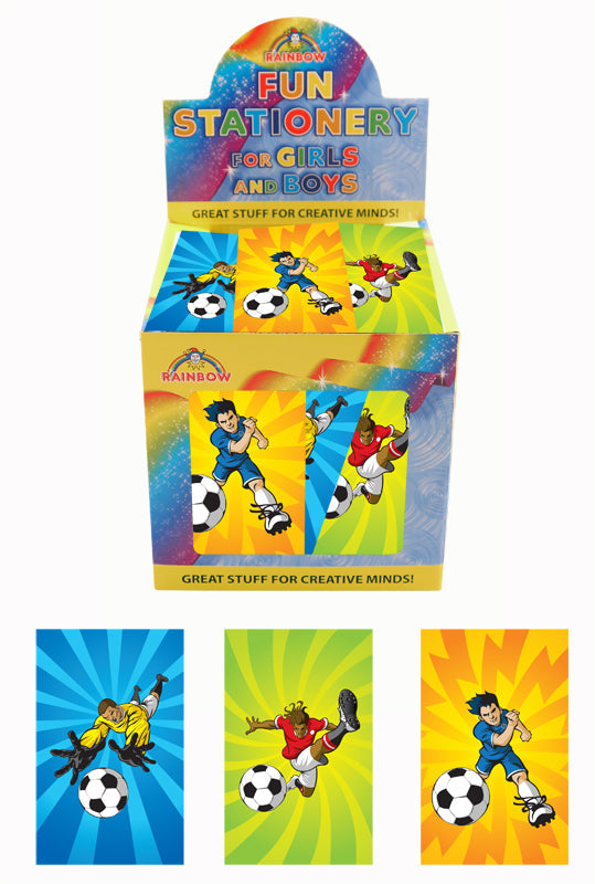 168 Mini Football Notepads