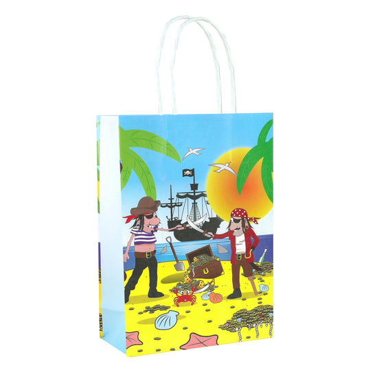24 Pirate Party Bags Paper