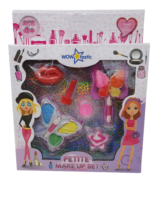Girls Real Make up Set Princess Glitter Eye Shadow Lips Nail Kids Make Up Girls Princess Real Make up Petite Set
