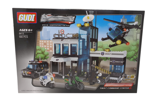 SWAT Police Building Brick Compatible Set 566pcs