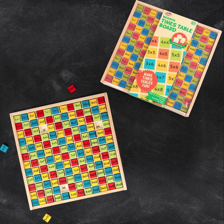 Wooden Times Table Learning Board