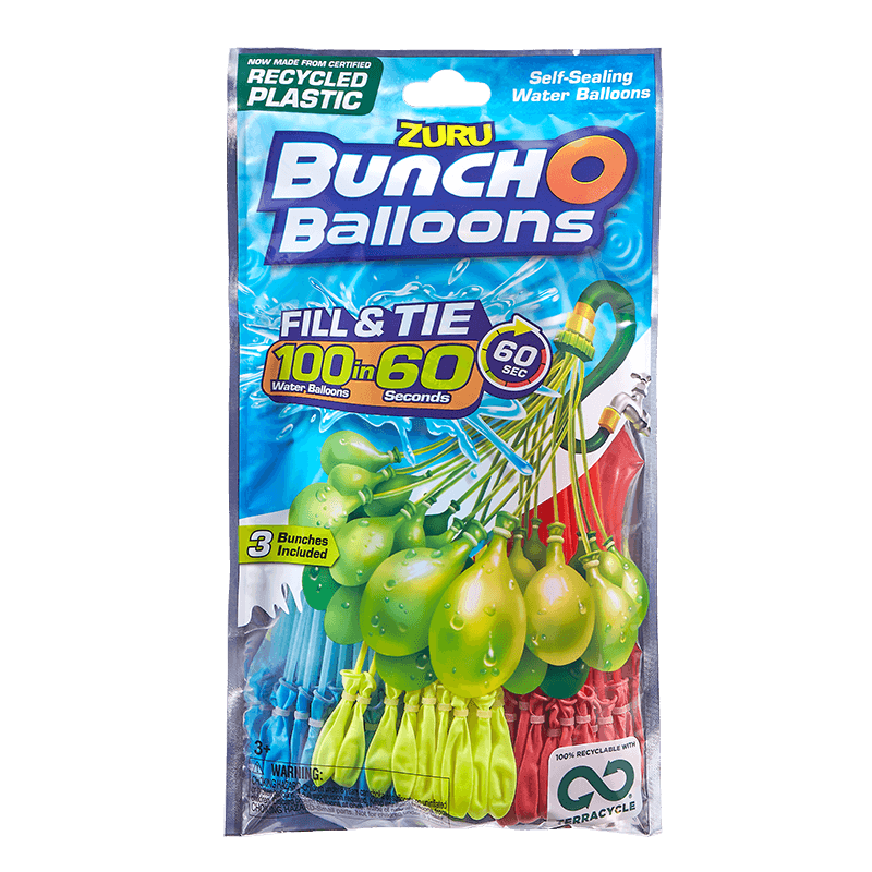 Neon Bunch O Balloons 3 Pack 100 Water Balloons
