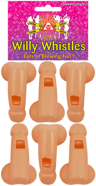 6 Willy Whistles