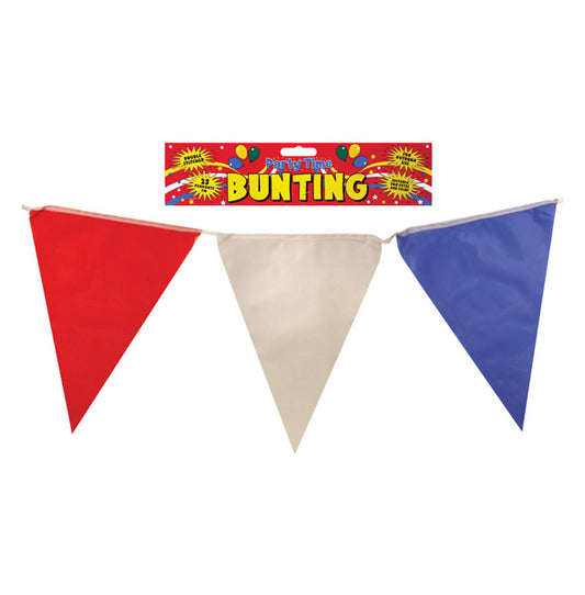 Nylon Bunting Red, White and Blue 7m