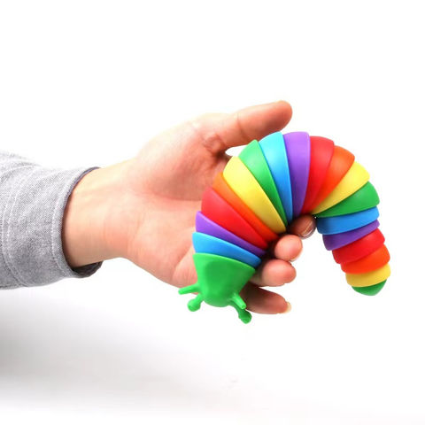 Rainbow Slug Fidget Puzzle