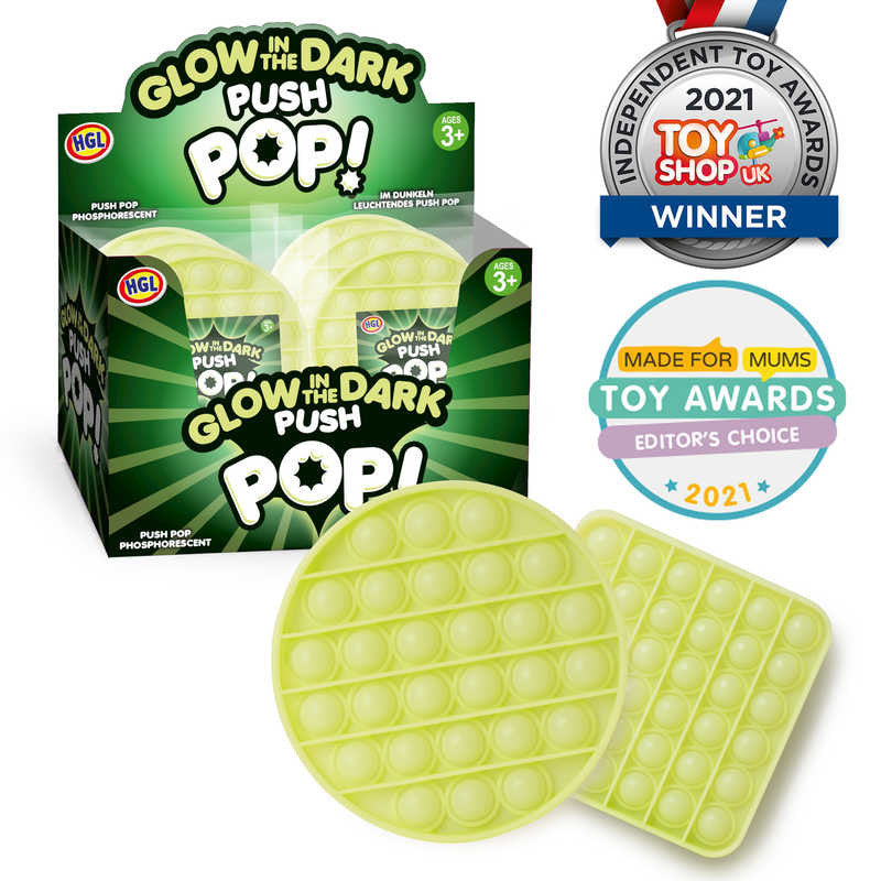 Glow in the Dark Push Popper