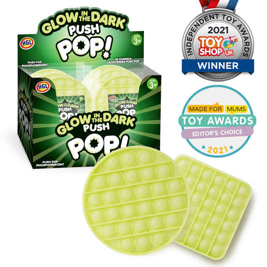 Glow in the Dark Push Popper