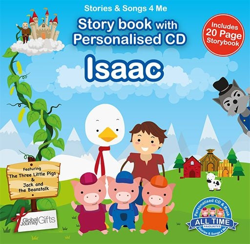 Personalised Songs & Story Book for Isaac