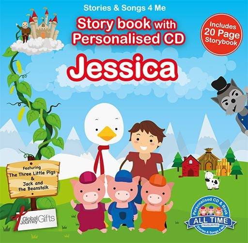 Personalised Songs & Story Book for Jessica