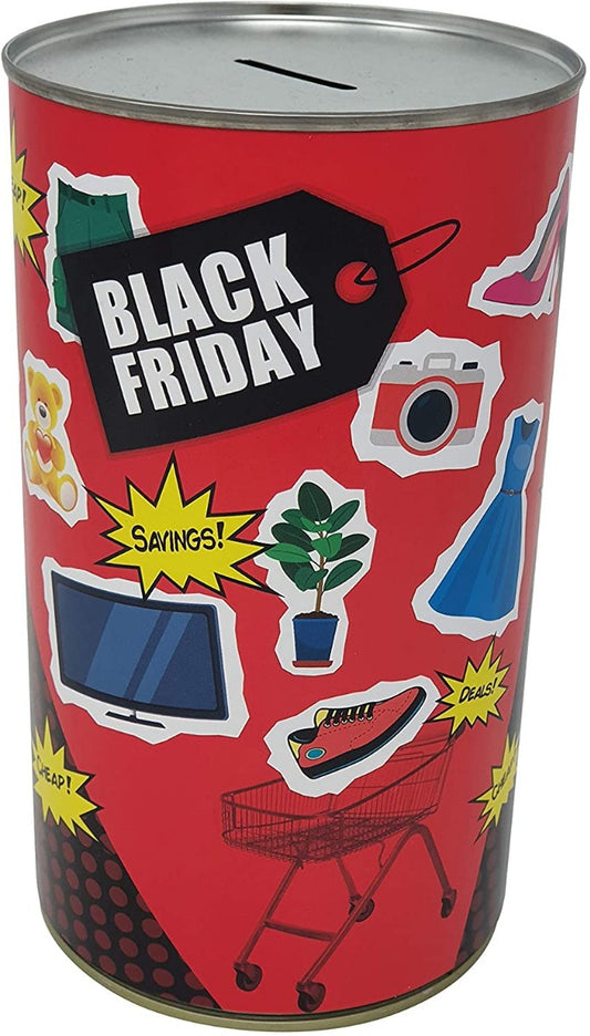 Black Friday Savings Tin Sales Money Box