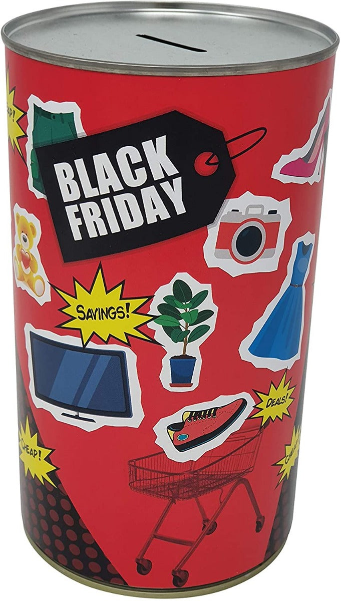 Black Friday Savings Tin Sales Money Box