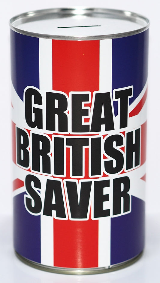 Great British Saver Cash Can Savings Tin (LRG)