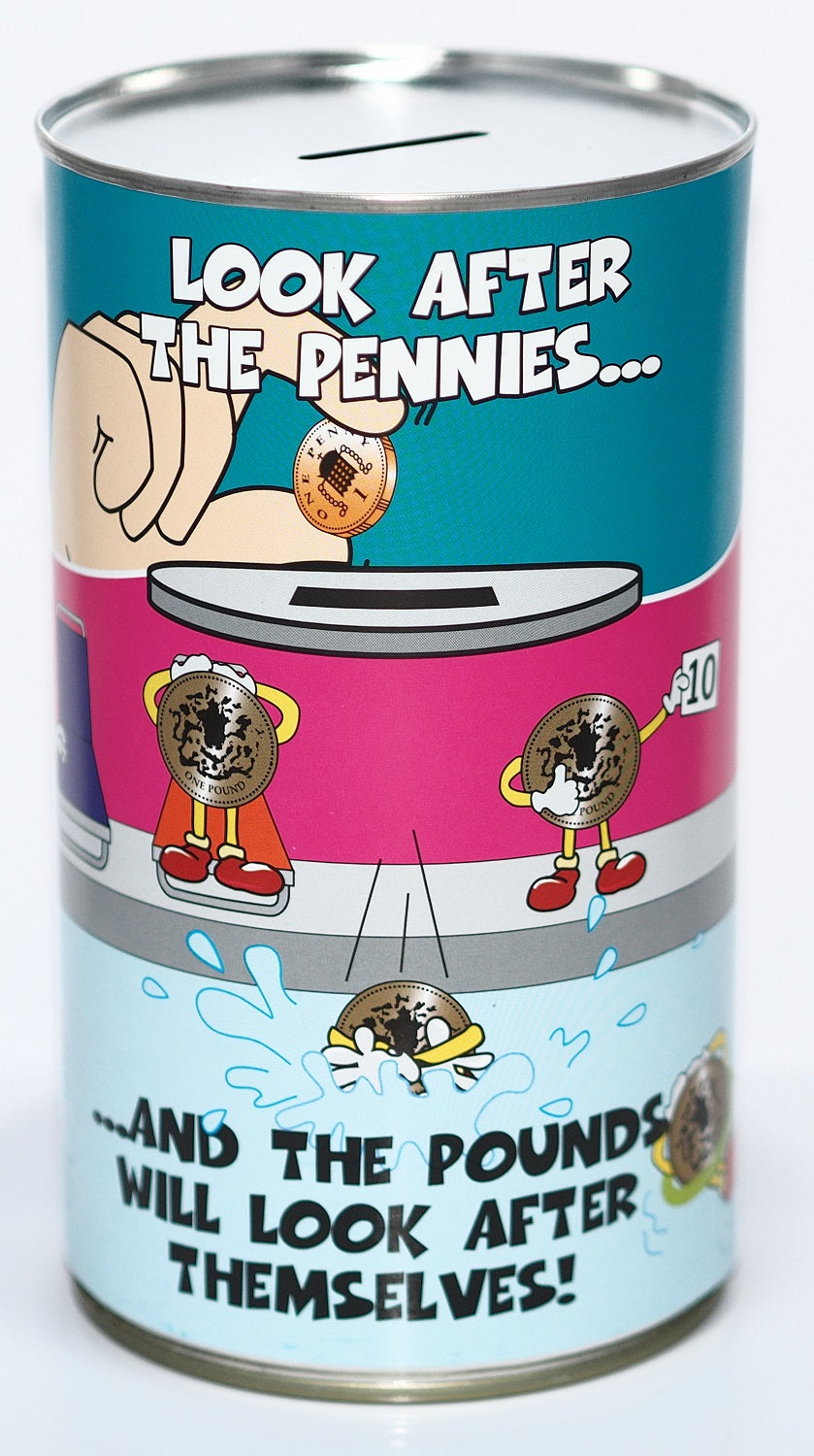 Pennies & Pounds Savings Tin Large