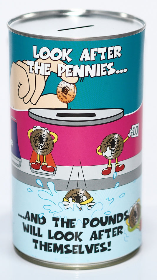 Pennies & Pounds Savings Tin Large