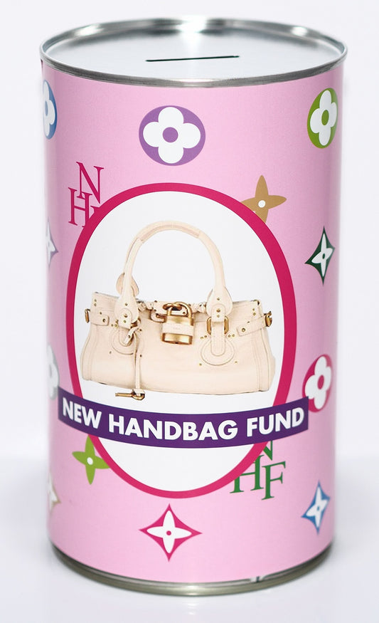 New Handbag Fund Savings Tin Large