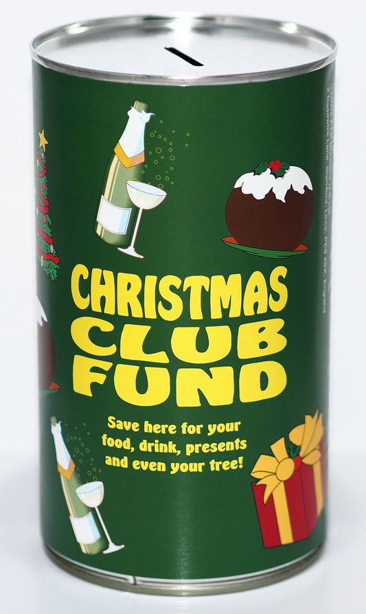Christmas Club Fund Savings Tin Large