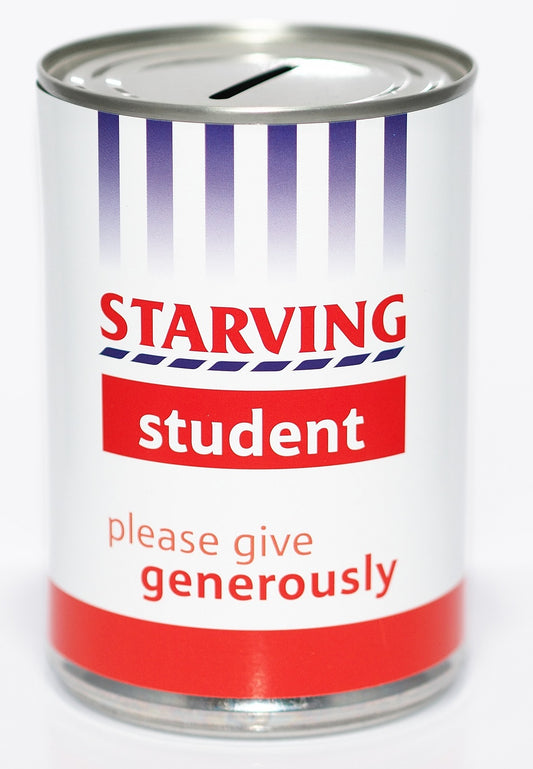 Starving Student Fund Savings Tin Standard
