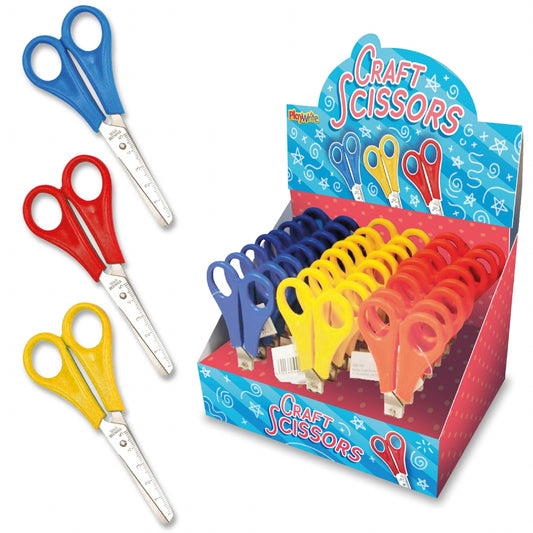 Kids School Scissor, Blunt Tip 5"/13 cm, Assorted color
